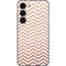 Rose Gold Chevron Galaxy S23 Skin