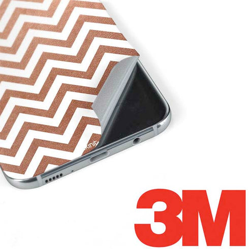 Rose Gold Chevron Galaxy S8 Plus Skin