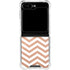 Rose Gold Chevron Galaxy Z Flip5 5G Clear Case