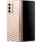 Rose Gold Chevron Galaxy Z Fold2 5G Skin