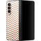 Rose Gold Chevron Galaxy Z Fold3 5G Skin