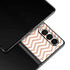Rose Gold Chevron Galaxy Z Fold3 5G Skin