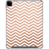 Rose Gold Chevron iPad Pro 12.9in (2020) Clear Case
