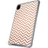 Rose Gold Chevron iPad Pro 12.9in (2020) Clear Case