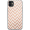 Rose Gold Chevron iPhone 11 Clear Case