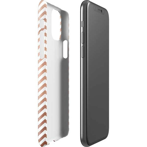 Rose Gold Chevron iPhone 11 Pro Lite Case