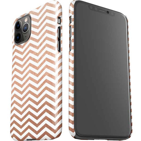 Rose Gold Chevron iPhone 11 Pro Lite Case
