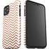 Rose Gold Chevron iPhone 11 Pro Max Impact Case