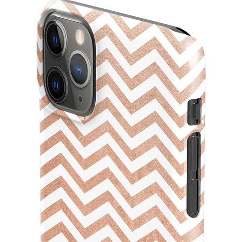 Rose Gold Chevron iPhone 11 Pro Max Lite Case