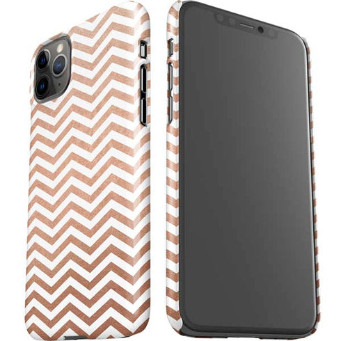 Rose Gold Chevron iPhone 11 Pro Max Lite Case