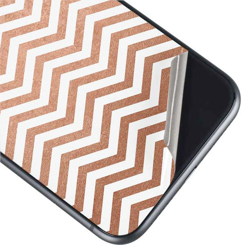 Rose Gold Chevron iPhone 11 Skin
