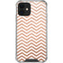 Rose Gold Chevron iPhone 12 Clear Case