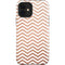 Rose Gold Chevron iPhone 12 Impact Case