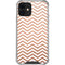 Rose Gold Chevron iPhone 12 Mini Clear Case