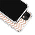 Rose Gold Chevron iPhone 12 Mini Clear Case