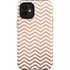 Rose Gold Chevron iPhone 12 Mini Impact Case