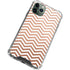 Rose Gold Chevron iPhone 12 Pro Clear Case