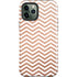 Rose Gold Chevron iPhone 12 Pro Impact Case