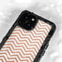 Rose Gold Chevron iPhone 13 Mini Waterproof Case