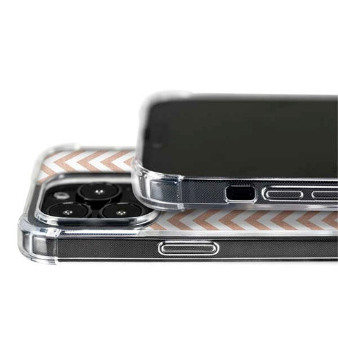 Rose Gold Chevron iPhone 13 Pro Max MagSafe Case
