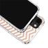 Rose Gold Chevron iPhone 14 Plus Clear Case
