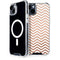 Rose Gold Chevron iPhone 14 Plus MagSafe Case