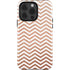 Rose Gold Chevron iPhone 14 Pro Impact Case