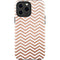 Rose Gold Chevron iPhone 15 Pro Max Impact Case
