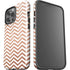 Rose Gold Chevron iPhone 15 Pro Max Impact Case