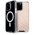 Rose Gold Chevron iPhone 15 Pro Max MagSafe Case