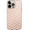 Rose Gold Chevron iPhone 14 Pro Skin
