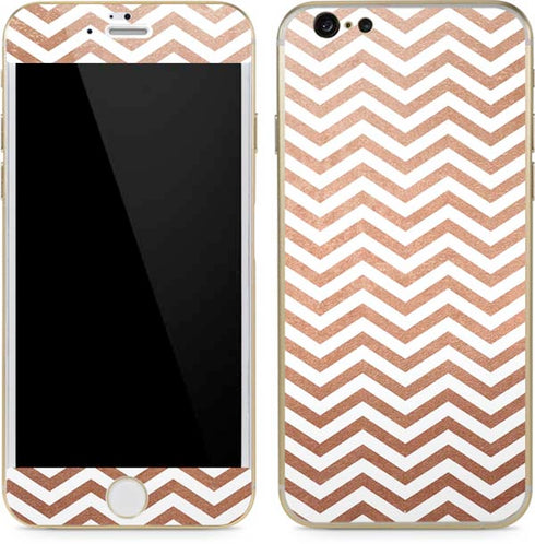 Rose Gold Chevron iPhone 6/6s Skin