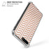 Rose Gold Chevron iPhone 7/8 Plus Clear Case