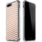 Rose Gold Chevron iPhone 7/8 Plus Clear Case