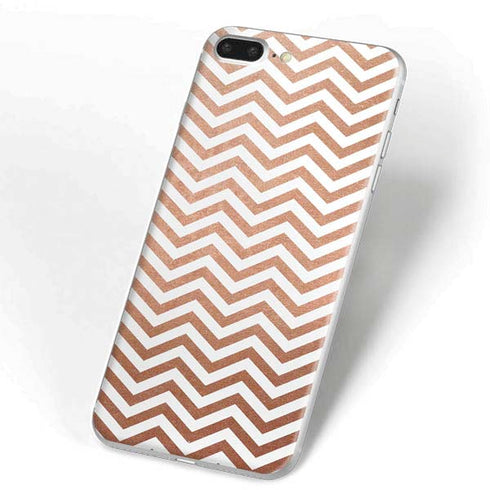Rose Gold Chevron iPhone 7 Plus Skin