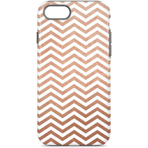 Rose Gold Chevron iPhone 7 Pro Case