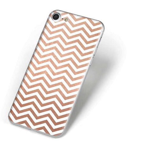 Rose Gold Chevron iPhone 7 Skin