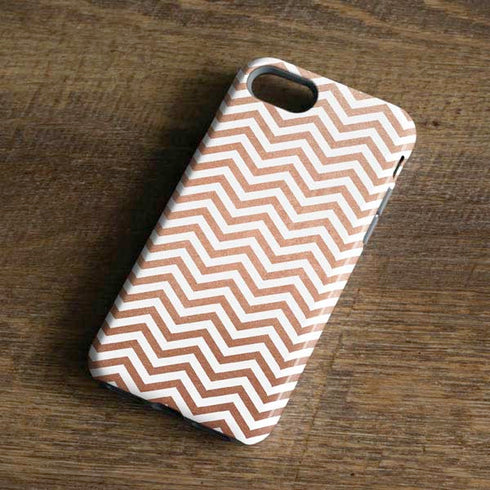 Rose Gold Chevron iPhone 8 Pro Case