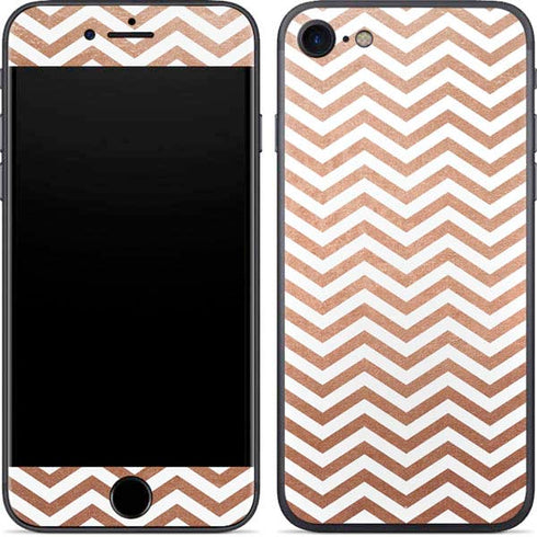 Rose Gold Chevron iPhone 8 Skin
