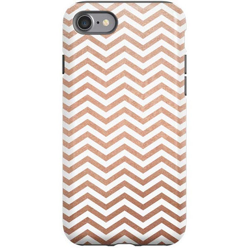 Rose Gold Chevron iPhone SE (2nd & 3rd Gen) Pro Case