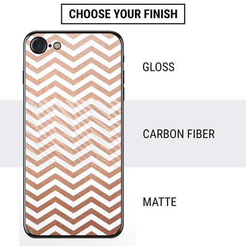 Rose Gold Chevron iPhone SE (2nd & 3rd Gen) Skin