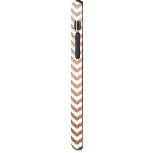Rose Gold Chevron iPhone X Pro Case