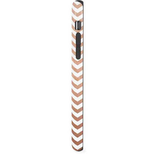 Rose Gold Chevron iPhone XS Pro Case