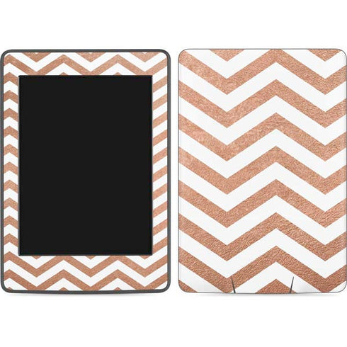 Rose Gold Chevron Amazon Kindle Skin