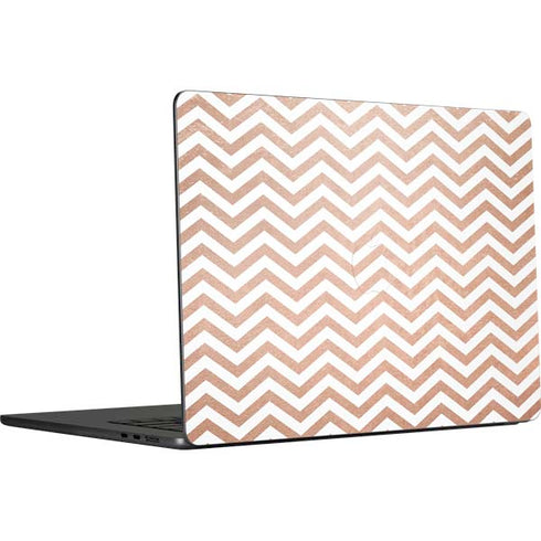 Rose Gold Chevron MacBook Air 15 in (2023) Skin