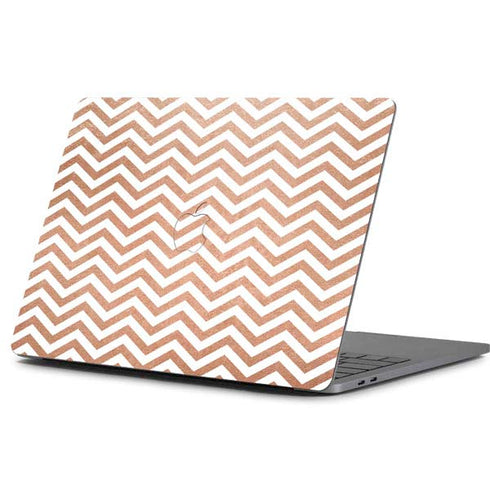 Rose Gold Chevron Apple MacBook Pro 13-inch Skin