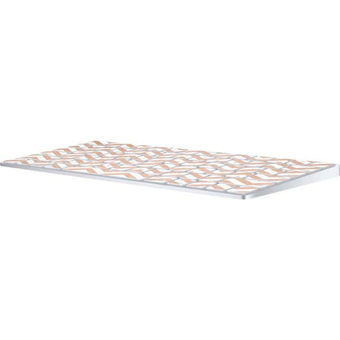 Rose Gold Chevron Magic Keyboard Skin