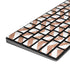Rose Gold Chevron Magic Keyboard with Numeric Keypad Skin