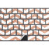 Rose Gold Chevron Magic Keyboard with Numeric Keypad Skin