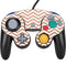 Rose Gold Chevron Nintendo GameCube Controller Skin